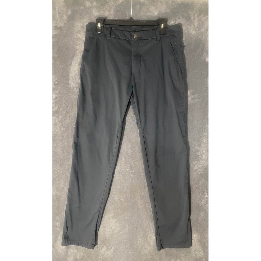 Lululemon Commission Pant Slim 30(30x29) Navy Blue Tapered Chino Trousers